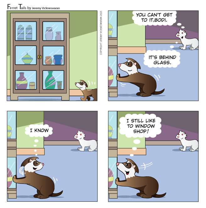 ferret tails April Week 3 cartoon 2025 