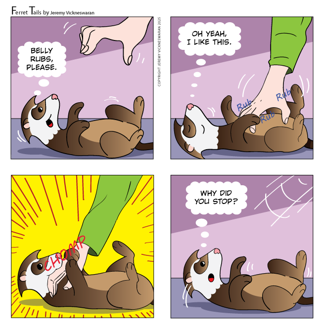 ferret tails April Week 4 cartoon 2025 