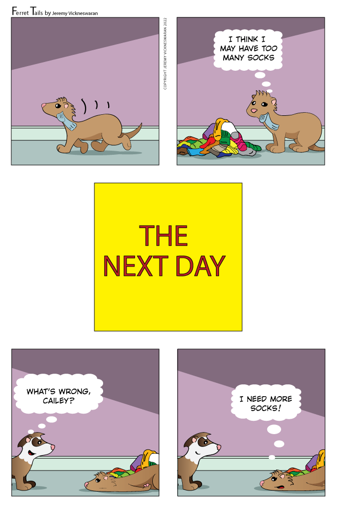 ferret tails April Week 2 2022 cartoon