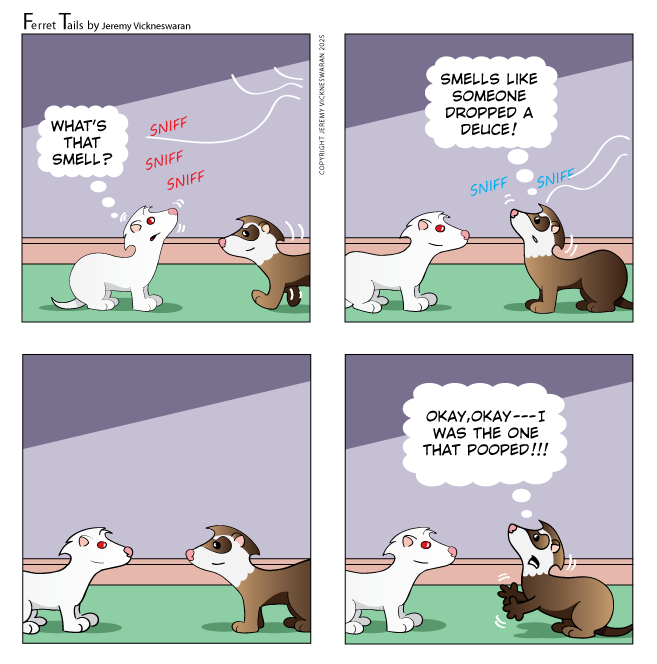 ferret tails February Week 3 cartoon 2025 