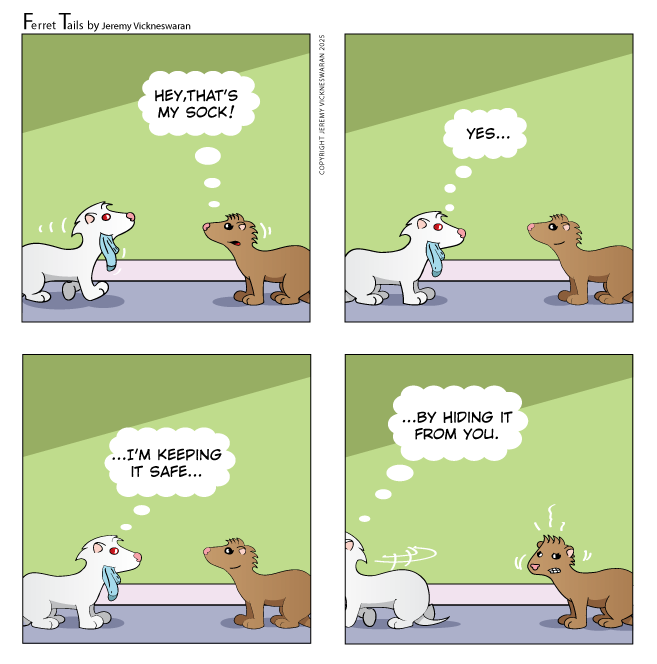 ferret tails February Week 4 cartoon 2025 