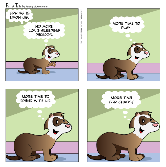 ferret tails March Week 3 2cartoon 2025 