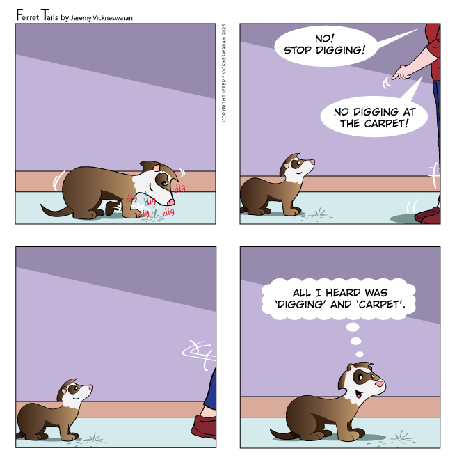 ferret tails May Week 1 cartoon 2025 