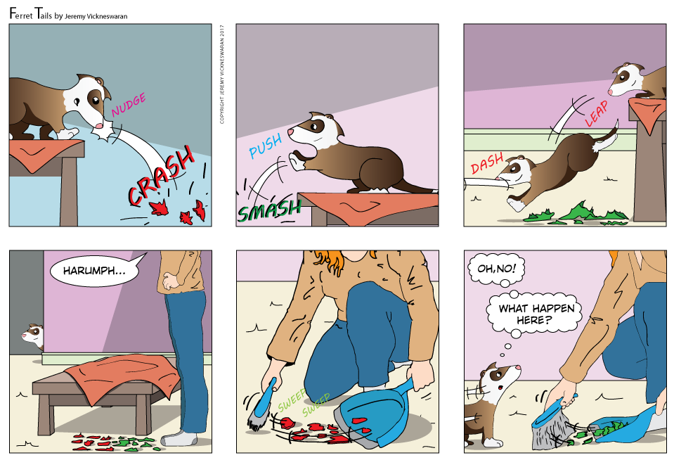 ferret tails bodi august week 1 cartoon