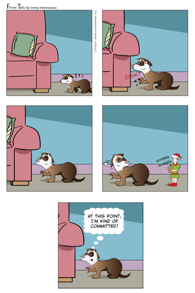 ferret tails december week 1 cartoon 2022 