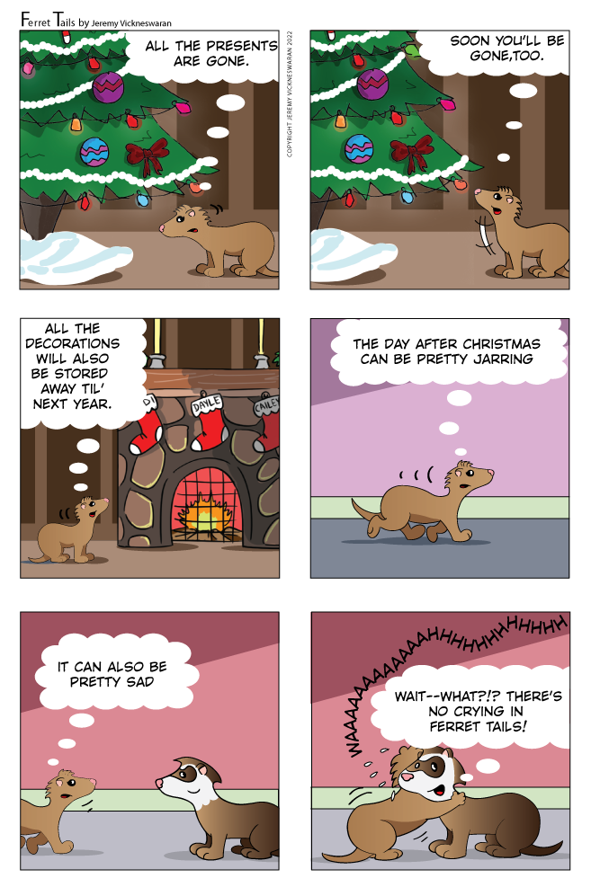ferret tails december week 1 cartoon 2022 