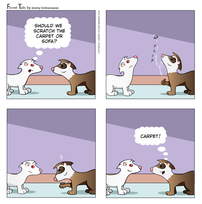 ferret tails April Week 1