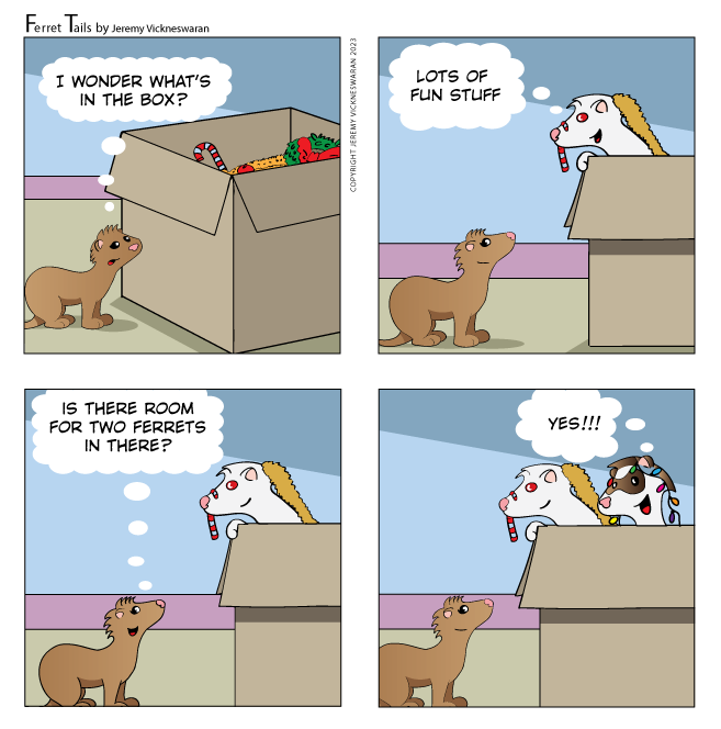 ferret tails December Week 3 cartoon 2023 