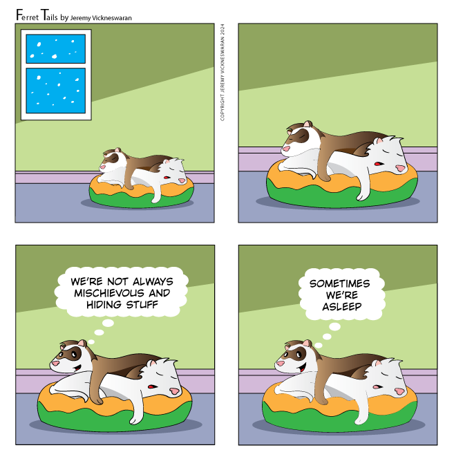 ferret tails February Week 3 cartoon 2023 