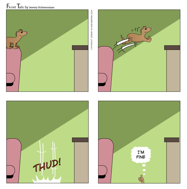 ferret tails February Week 4 cartoon 2023 