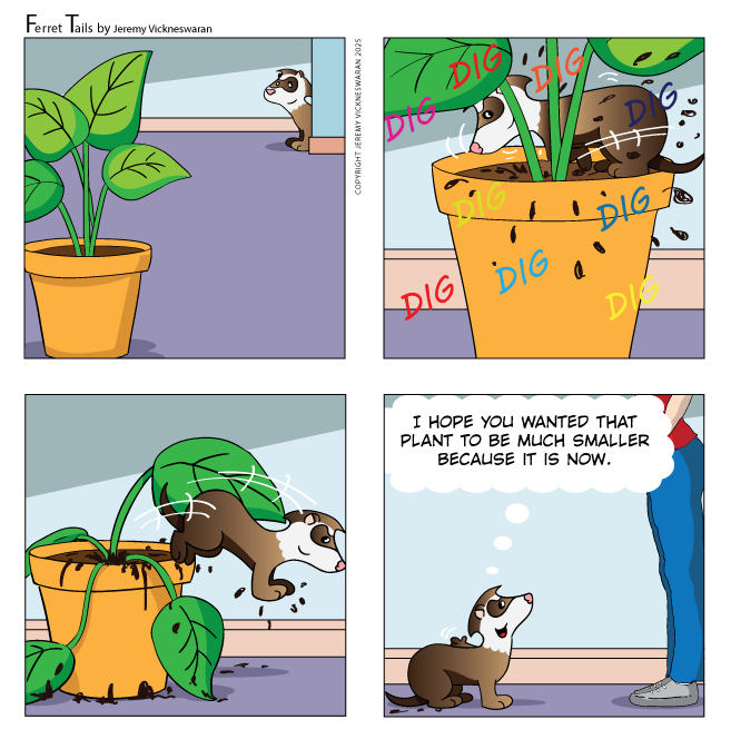 ferret tails July Week 2 cartoon 2025 