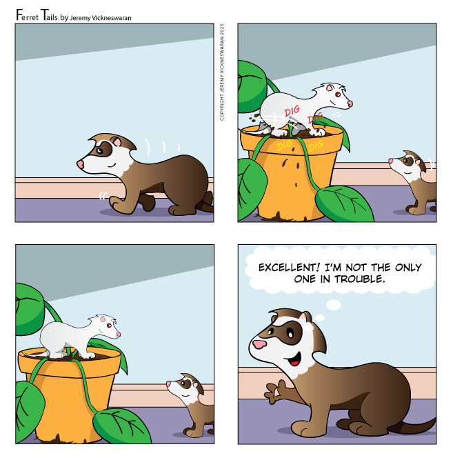 ferret tails July Week 3 cartoon 2025 