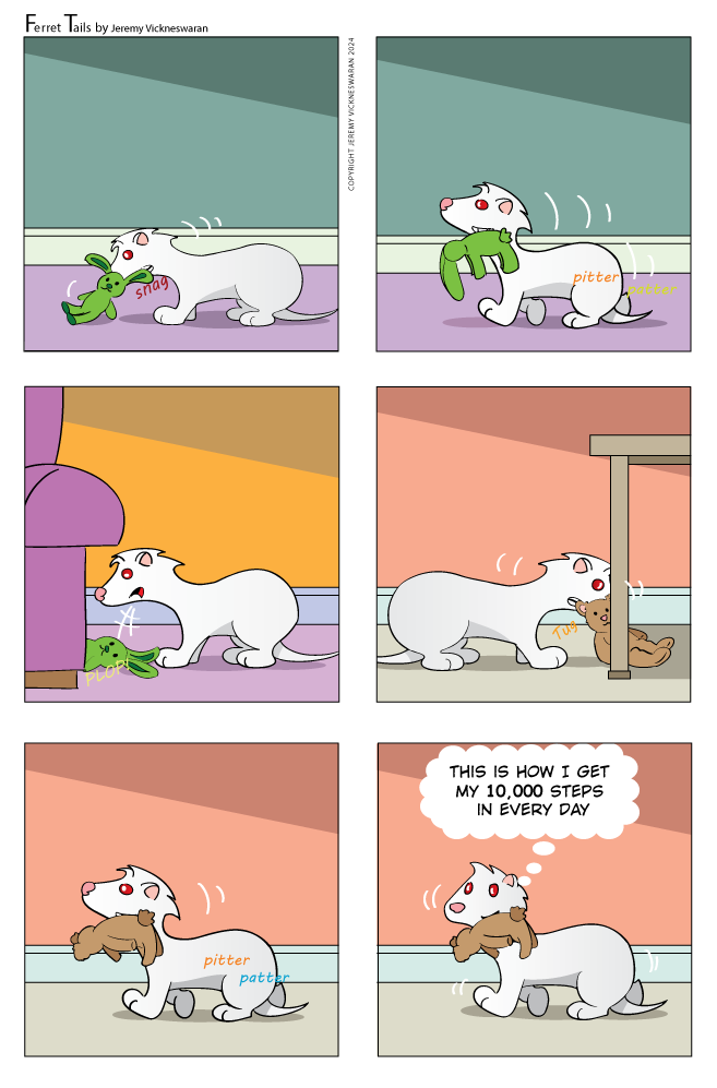 ferret tails March Week 4cartoon 2024 